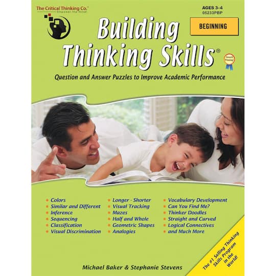 The Critical Thinking Co.&#x2122; Building Thinking Skills&#xAE; Book, Beginning, Grade Pre K